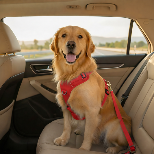 Hayvan Emniyet Kemeri Kırmızı